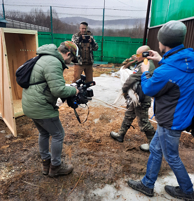 В Приморском крае сотрудники Росприроднадзора приняли участие в выпуске японских журавлей в естественную среду обитания