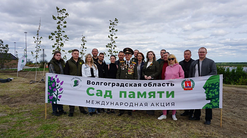 В Волгограде сотрудники Росприроднадзора приняли участие в Международной акции «Сад памяти»