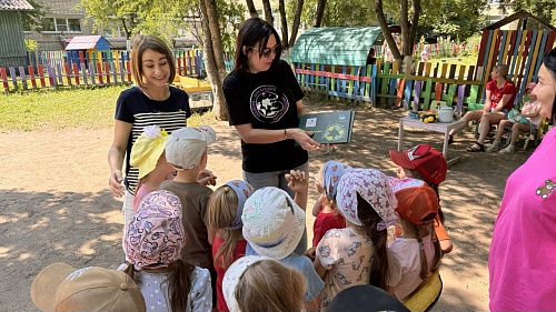 Специалисты ЦЛАТИ по СЗФО и ЦЛАТИ по Вологодской области провели экоурок для дошкольников в Вологде