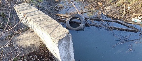 Южно-Сибирское межрегиональное управление Росприроднадзора провело выездное обследование после обращений жителей о сбросе жидких коммунальных отходов в районе деятельности ООО «Беловский элеватор».