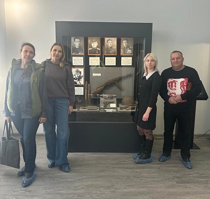 Сотрудники Центрально-Черноземного управления Росприроднадзора в рамках празднования 80-летия Победы в Великой Отечественной войне посетили Липецкий областной краеведческий музей