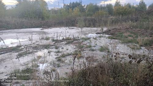 Специалистами Волжско-Камского межрегиональноого управления Росприроднадоза зафиксирован разлив сточных вод на площади более 2000 м2  