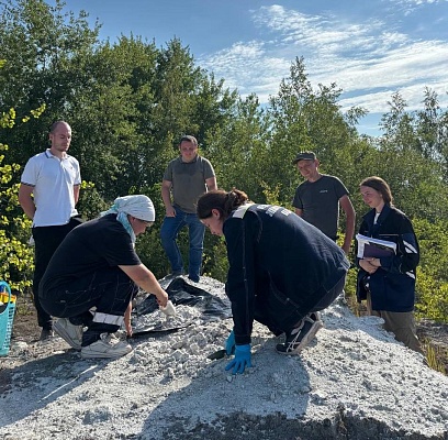 Центрально-Черноземное управление Росприроднадзора в рамках федерального проекта «Генеральная уборка» провели выездное обследование фосфогипсовых отвалов в Тамбовской области