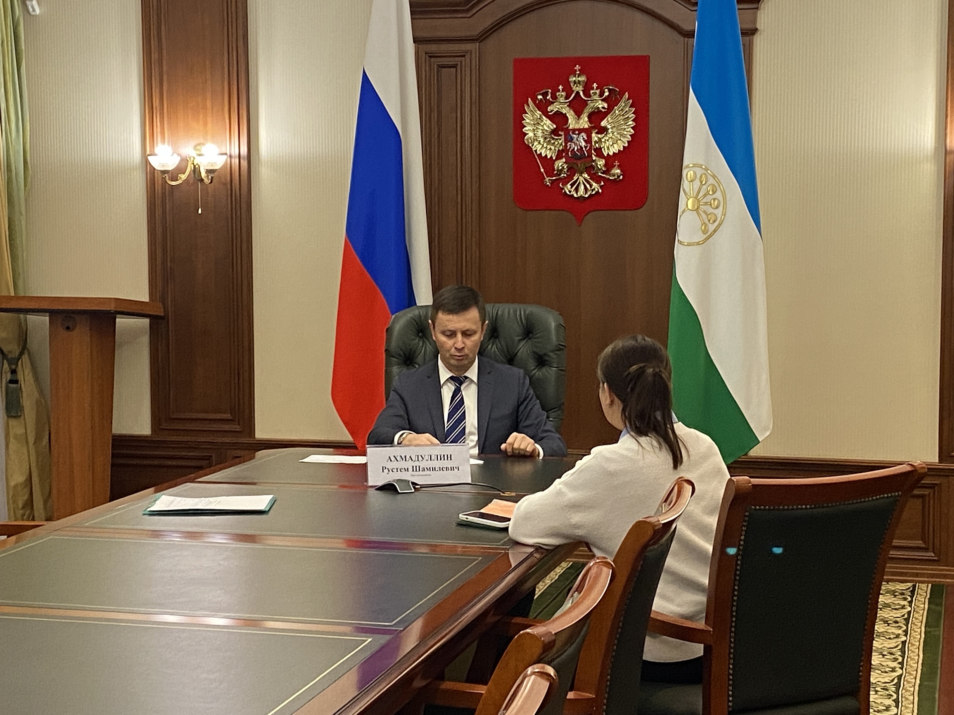 Временно исполняющий обязанности руководителя Южно-Уральского межрегионального управления Росприроднадзора провел личный прием граждан