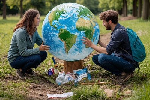 «Сделай шаг к спасению планеты» - экологическую акцию с таким названием организовал общественный инспектор в области охраны окружающей среды в Алтайском крае