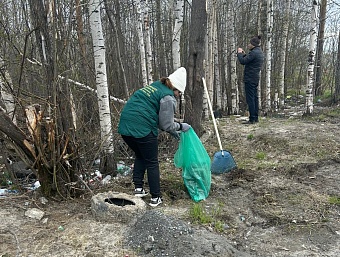 Коллектив филиала ЦЛАТИ по УФО по ХМАО-Югре принял участие в уборке городской территории в г. Сургуте