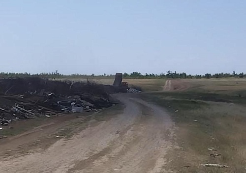 Росприроднадзором установлен факт несанкционированного сброса растительных отходов на территории г. Котельниково Волгоградской области