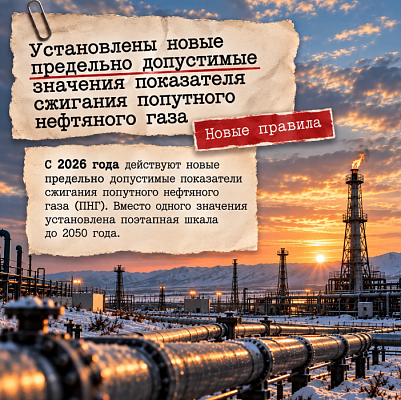 Плата за НВОС: изменились правила расчета при сжигании ПНГ