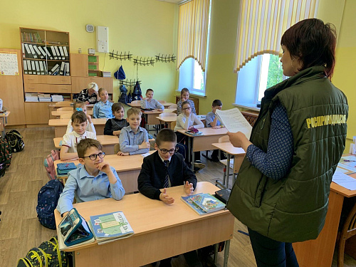 В Костромской области сотрудники Росприроднадзора провели экологические уроки для школьников
