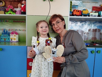 Воспитанники детского сада из Красноярского края присоединились к акции «Игрушка Ветерану»