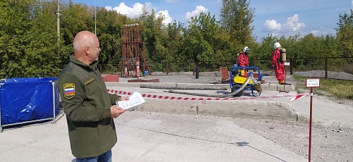 Сибирское управление Росприроднадзора приняло участие в комплексном учении по ликвидации разлива нефти и нефтепродуктов на объекте Искитимский карьер акционерного общества «Новосибирское карьероуправление»