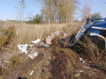 Администрация Старокаменского сельсовета Пензенской области начала работу по ликвидации свалки после вмешательства Росприроднадзора