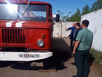 Руководитель Волжско-Камского управления Росприроднадзора проинспектировал готовность к пожароопасному сезону ФГБУ Национальный парк «Нижняя Кама»